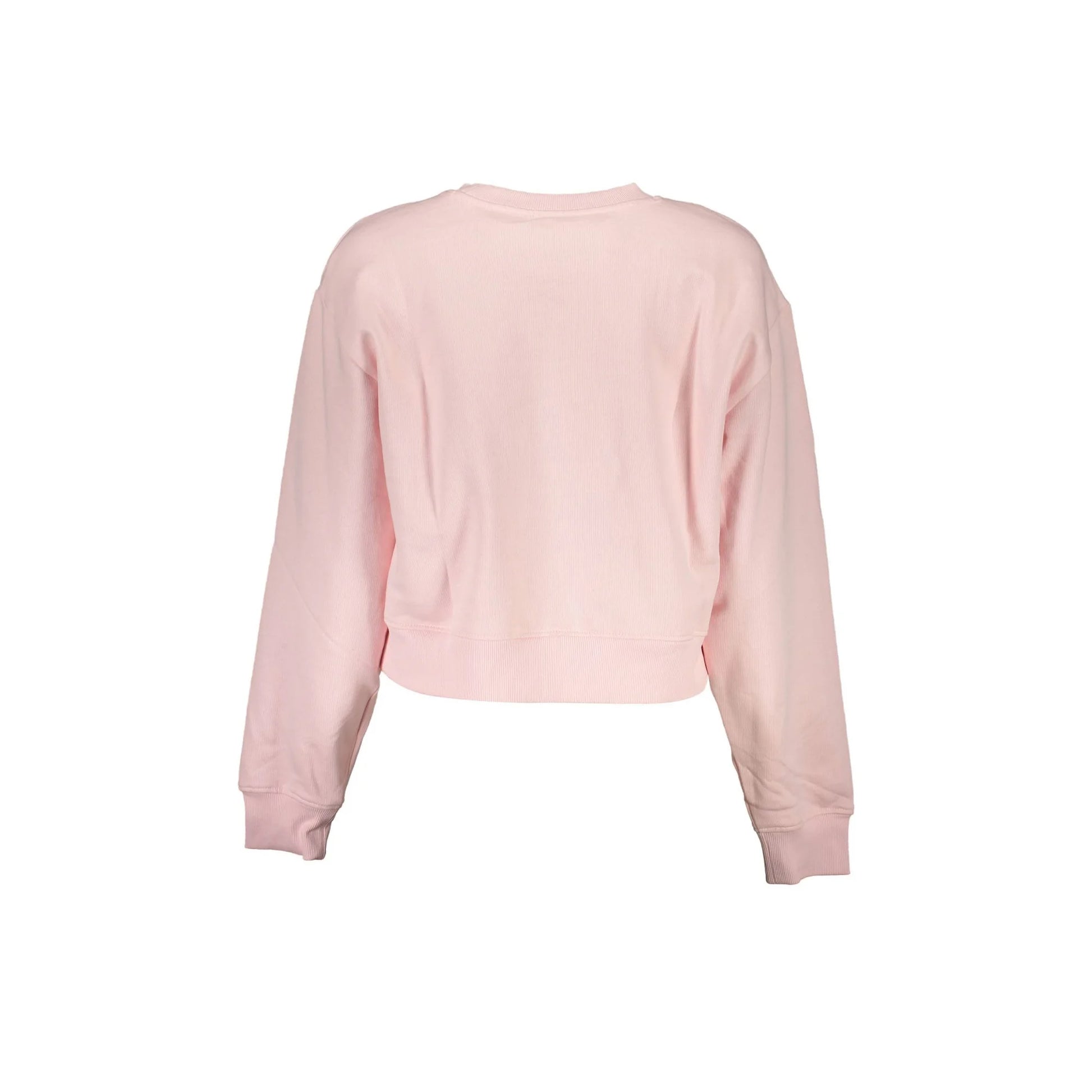Guess Jeans Felpa Maniche Lunghe Uomo Rosa Stampa Felpe - vista 2