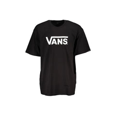 Vans T-Shirt Maniche Corte Uomo Nera Stampa Logo
