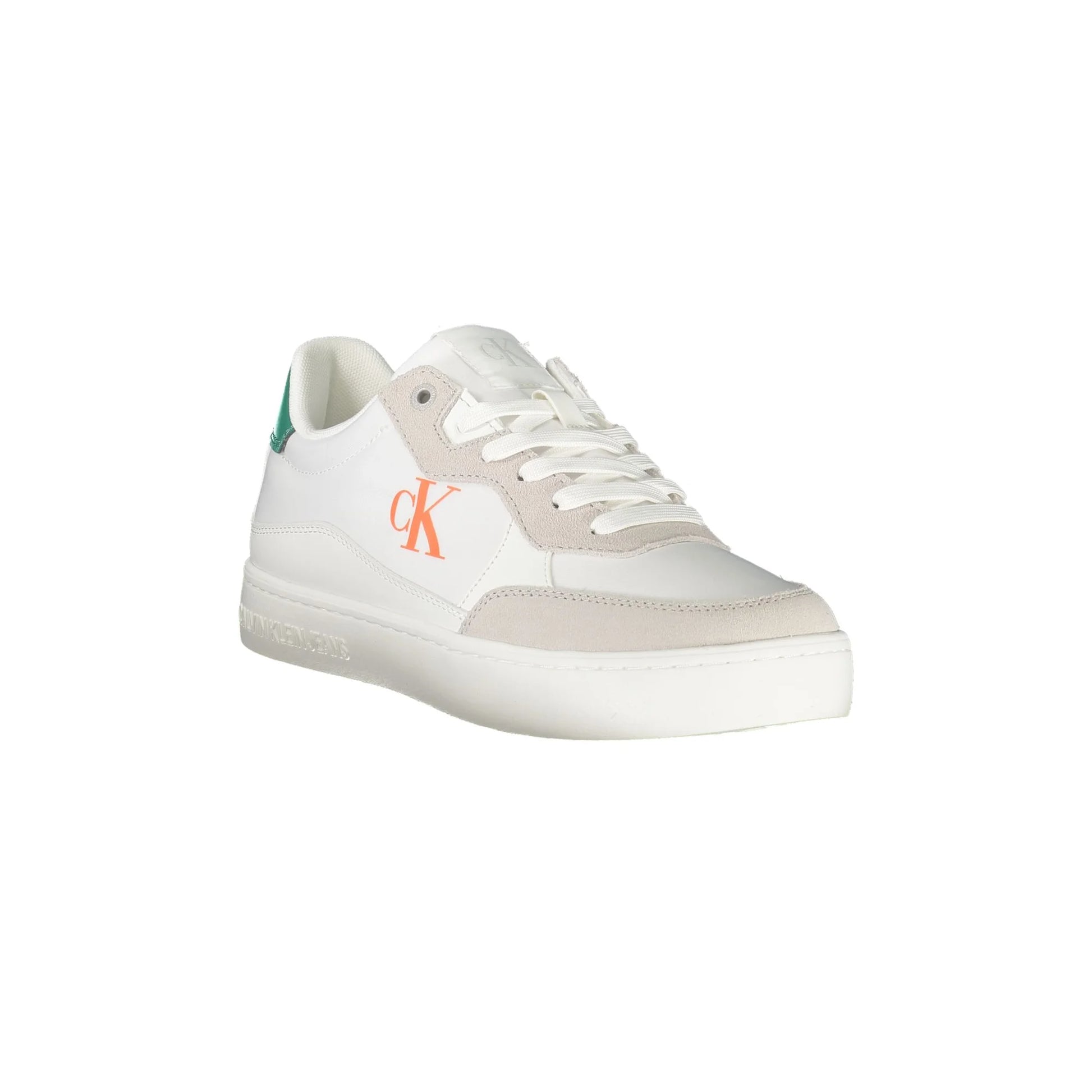 CALVIN KLEIN Sneakers Uomo Bianche con Lacci e Dettagli bianco - vista 2