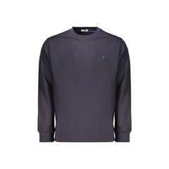 Coveri Moving Long Sleeve Sweatshirt Men Blue Embroidery
