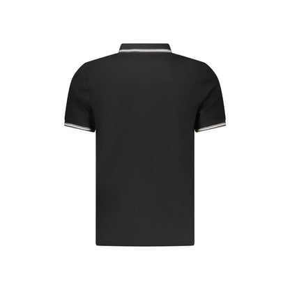 North Sails Polo Maniche Corte Uomo Nera Logo nero - vista 2