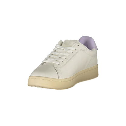 TOMMY HILFIGER Sneakers Donna Bianche con Dettagli in Glicine bianco - vista 3