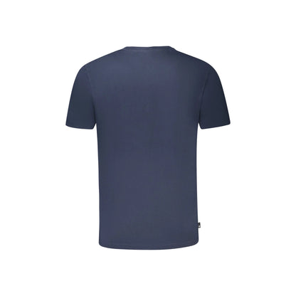 Timberland T-Shirt Maniche Corte Uomo Blu Stampa Logo - vista 2