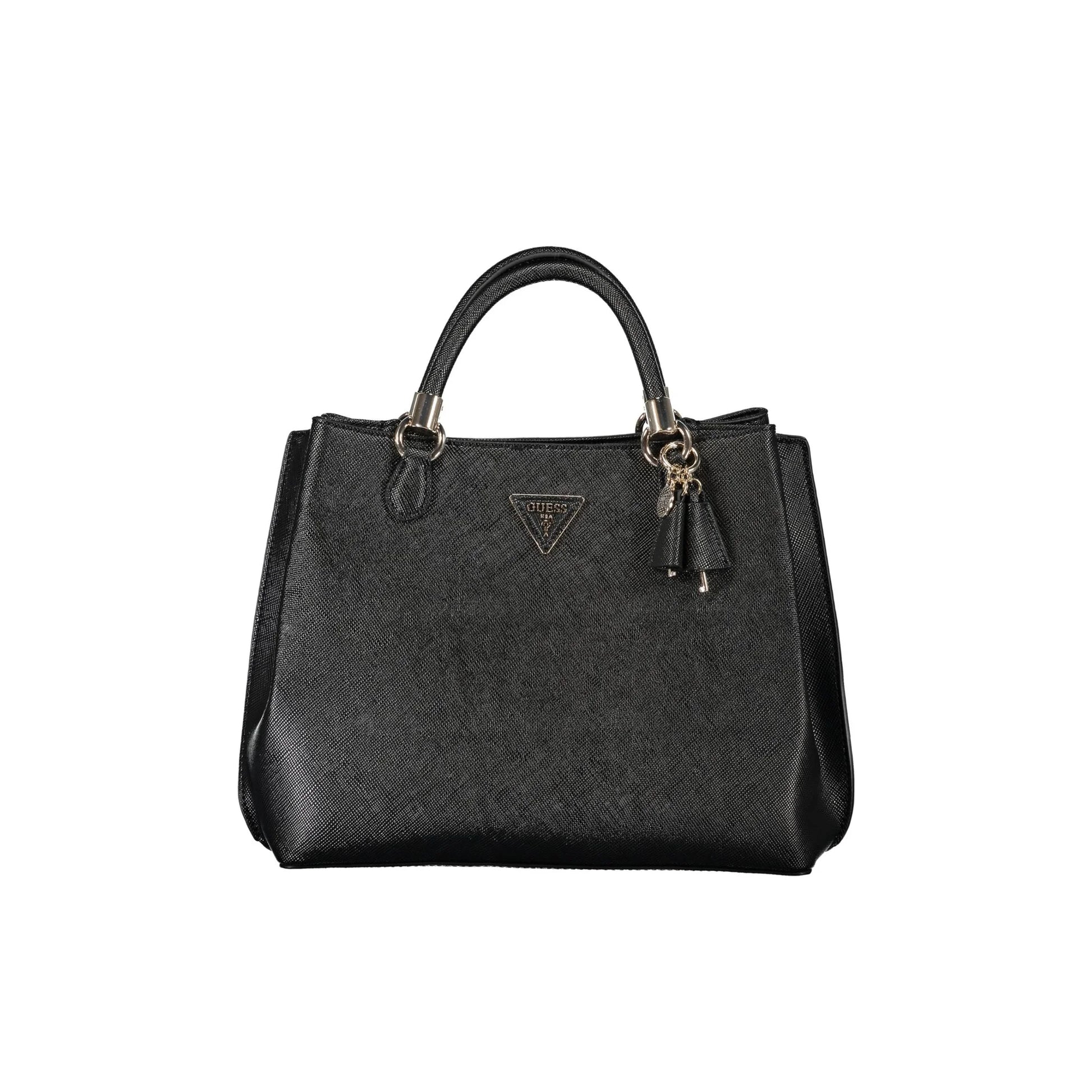 Guess Jeans Borsa Donna Nera Gizele con Tracolla e Doppi Manici Borse Nero - foto prodotto