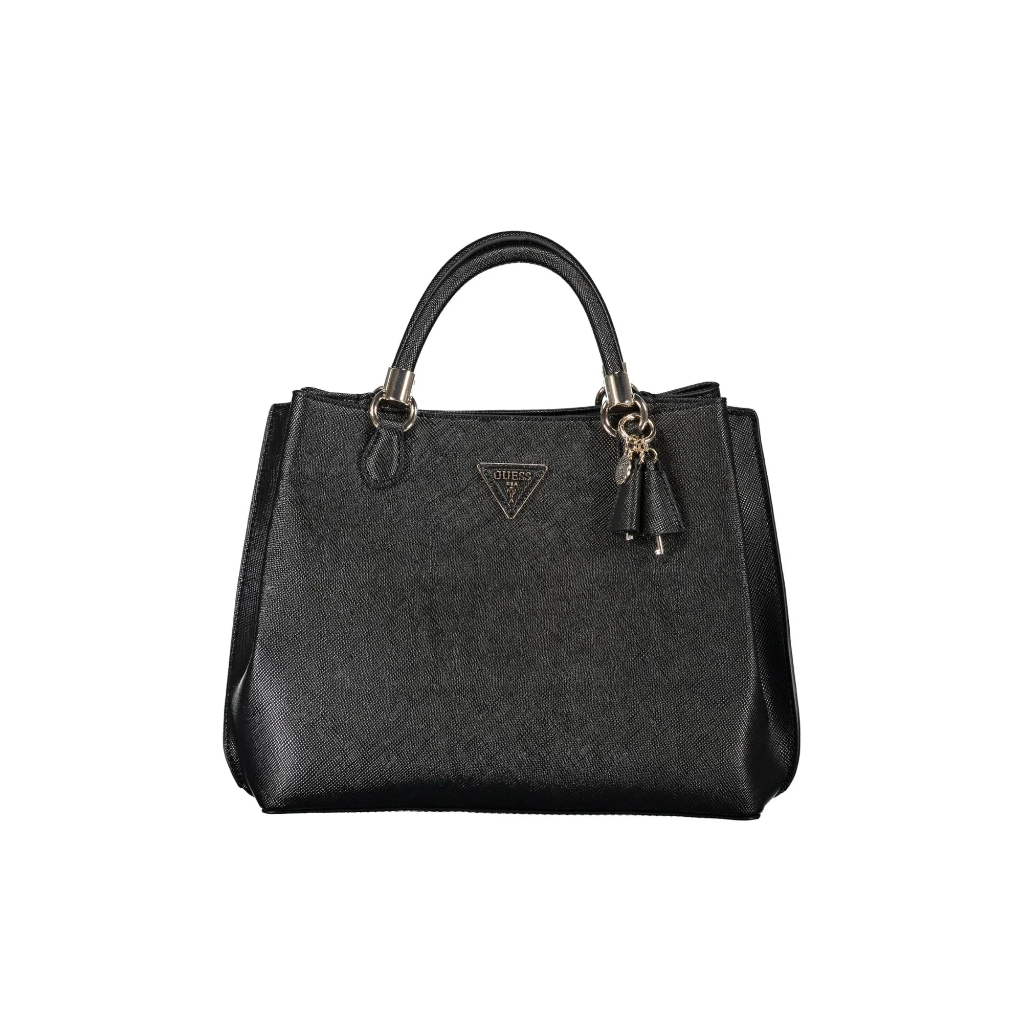 Guess Jeans Borsa Donna Nera Gizele con Tracolla e Doppi Manici Borse Nero - foto prodotto