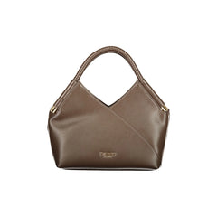 Twinset Borsa a Tracolla Donna Marrone Logo