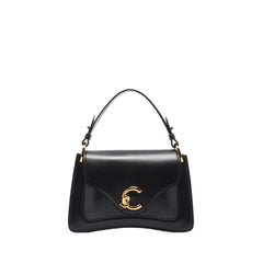 Coccinelle Torebka na ramię Vera skóra Damska Czarna Logo