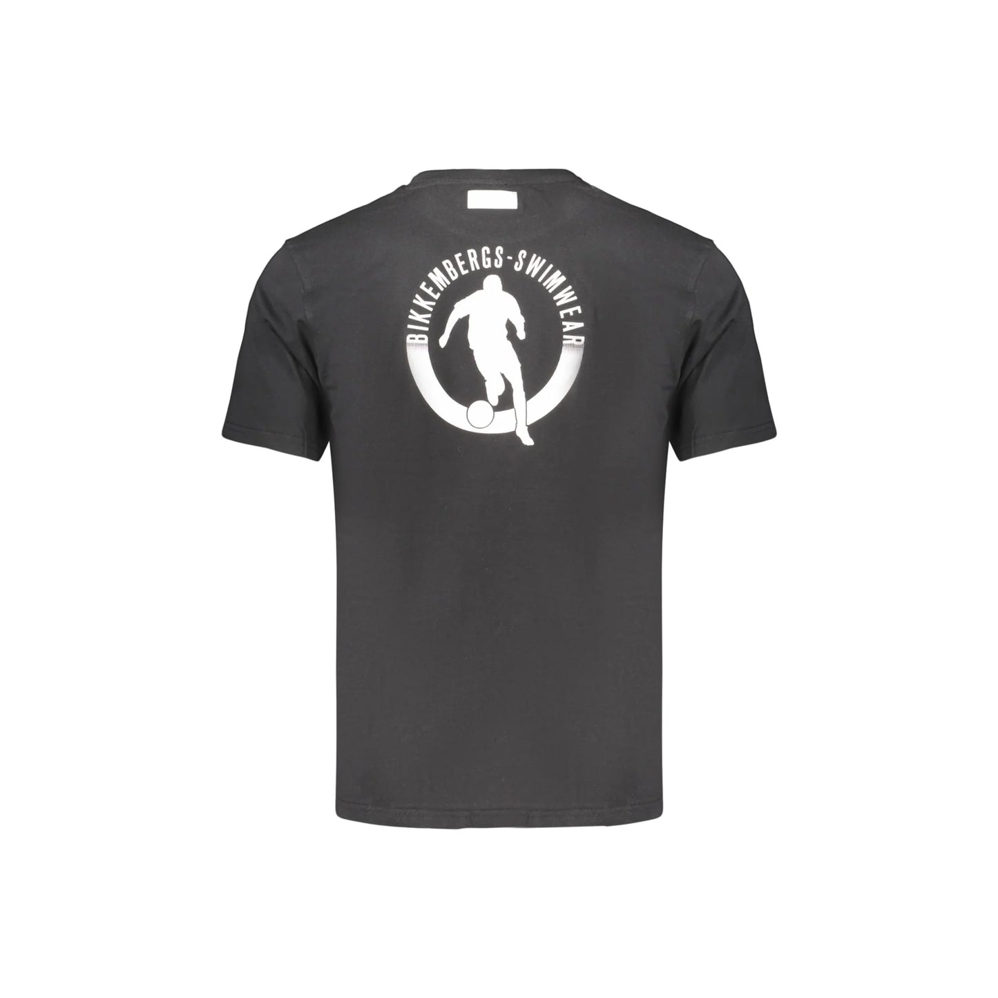 BIKKEMBERGS T-SHIRT MANICHE CORTE UOMO NERO