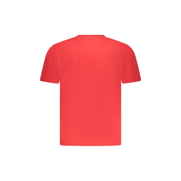 North Sails T-Shirt Maniche Corte Uomo Rossa Stampa Logo rosso - vista 2