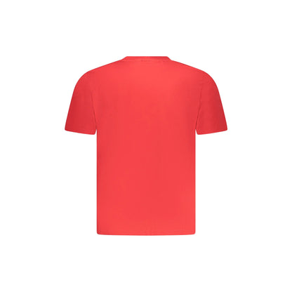 North Sails T-Shirt Maniche Corte Uomo Rossa Stampa Logo rosso - vista 2