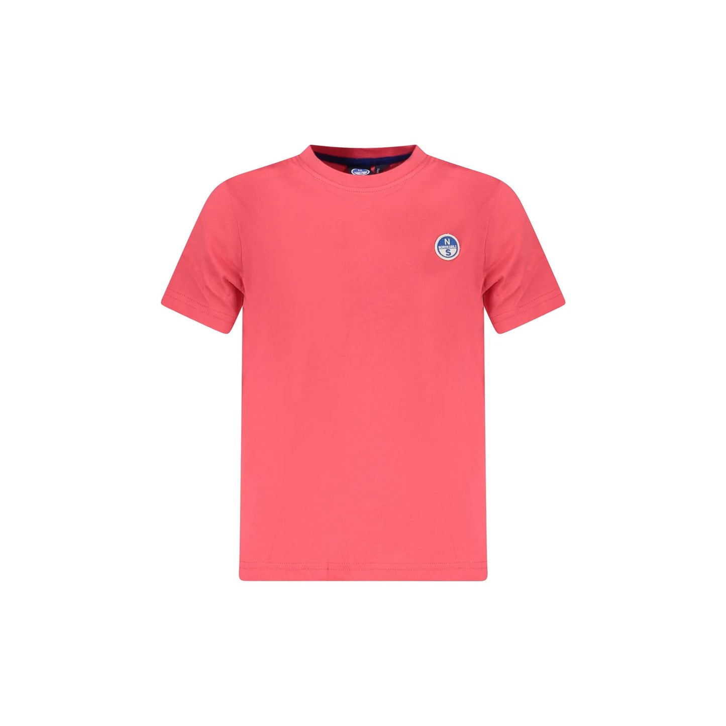 North Sails T-Shirt Maniche Corte Bambino Rosa Logo - foto prodotto