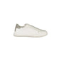 CALVIN KLEIN Scarpe Sneakers Uomo Bianche con Dettagli Grigi e Logo Bianco - foto prodotto