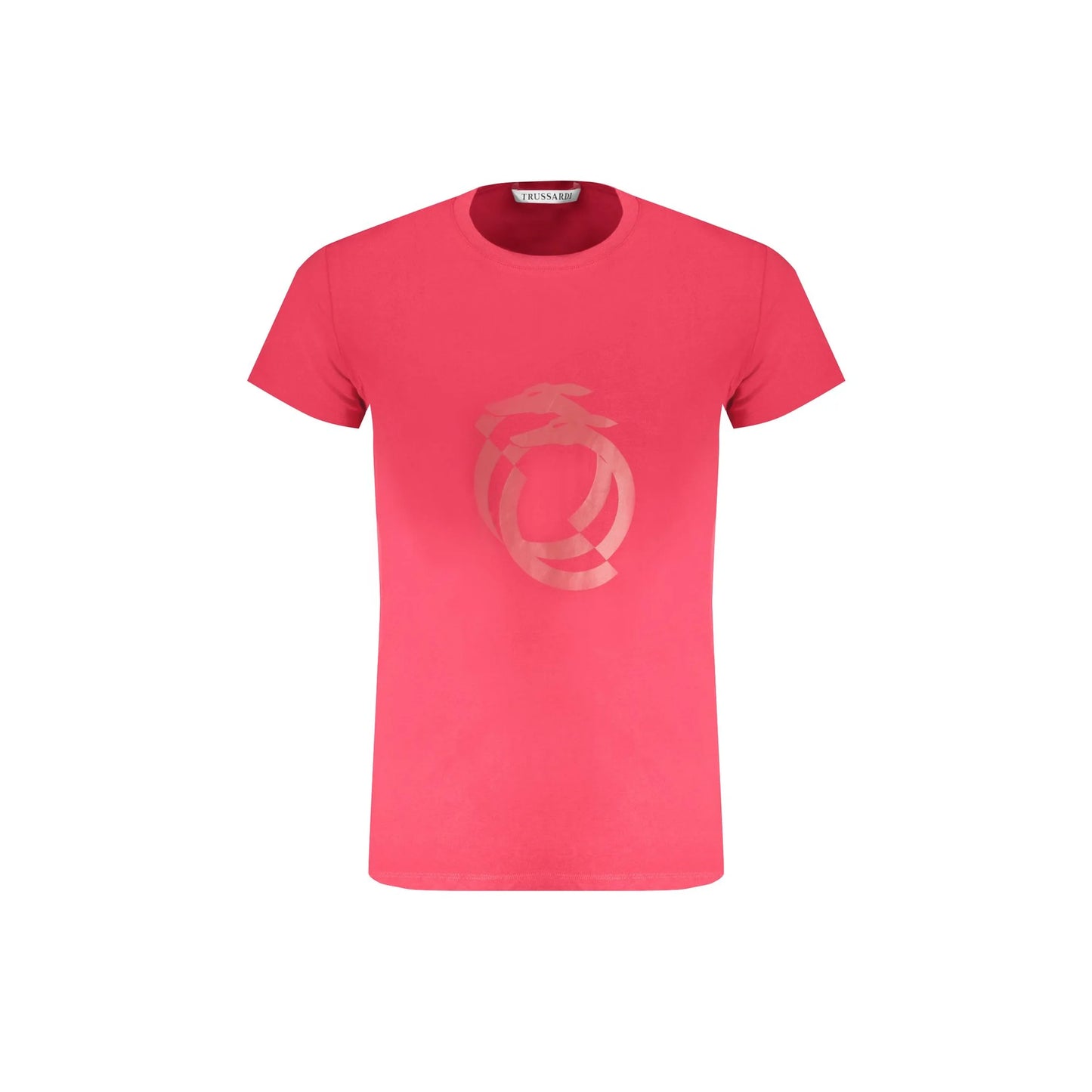 Trussardi T-Shirt Maniche Corte Uomo Rossa Stampa Logo Rosso - foto prodotto