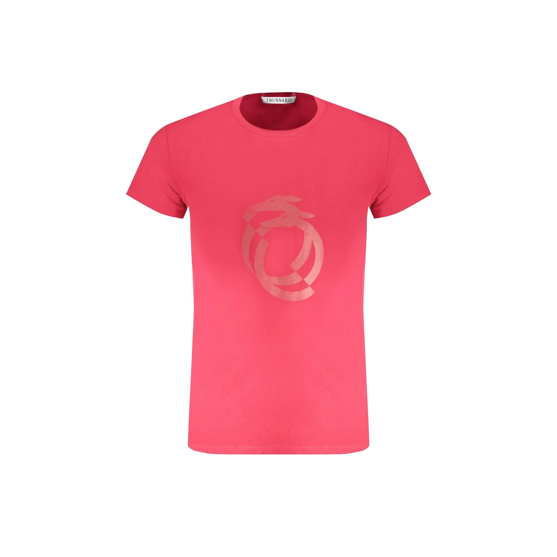 Trussardi T-Shirt Maniche Corte Uomo Rossa Stampa Logo Rosso - foto prodotto