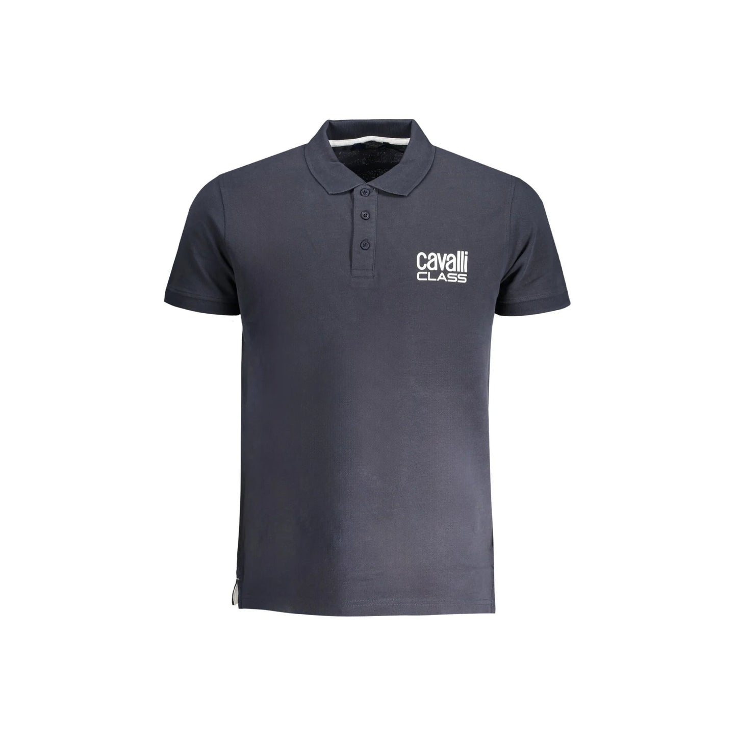 Cavalli Class Polo Maniche Corte Uomo Blu Stampa - foto prodotto