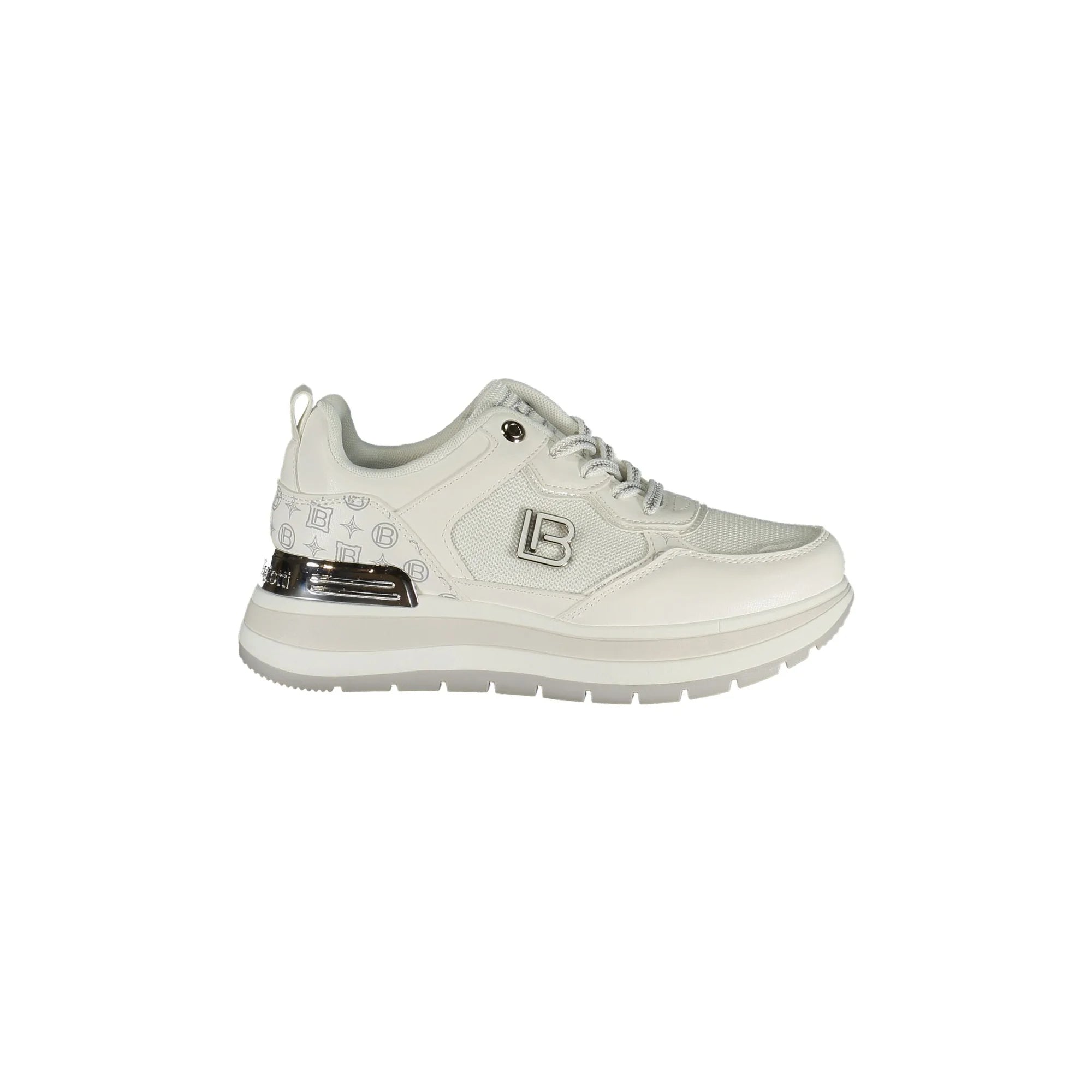 Laura Biagiotti Sneakers Donna Bianche Dettagli a Contrasto Bianco - foto prodotto