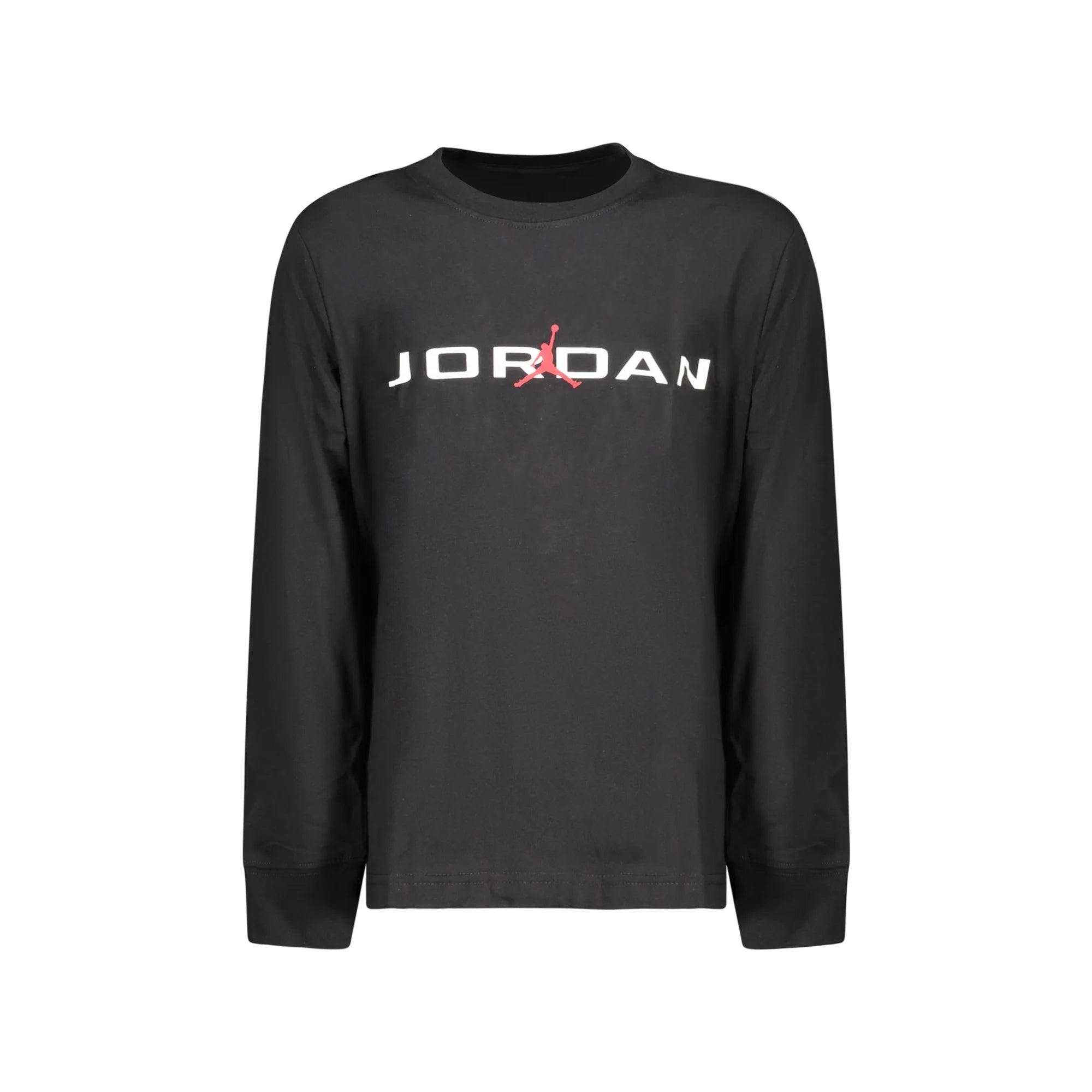JORDAN T-SHIRT MANICHE LUNGHE BAMBINO NERO