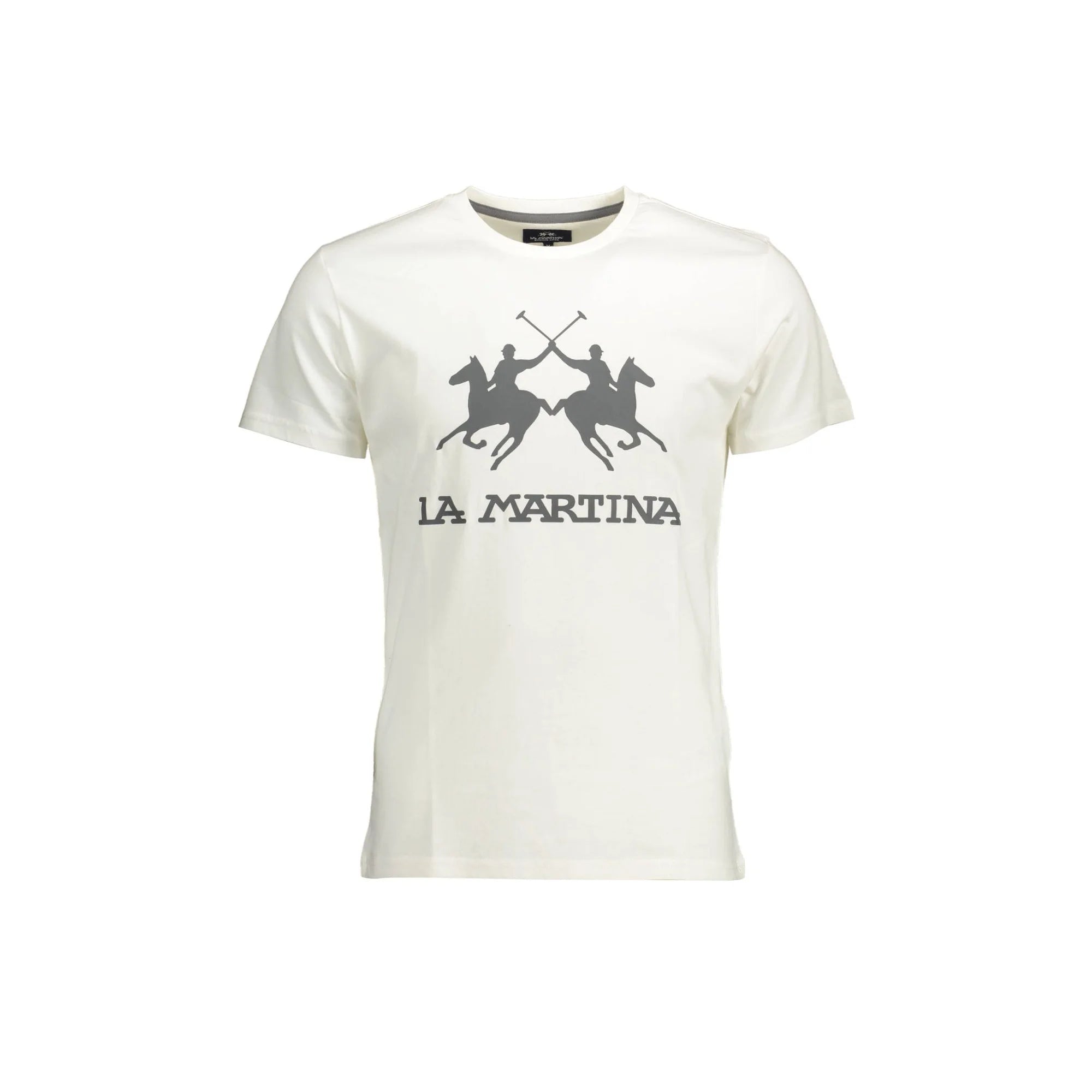 LA MARTINA T-SHIRT MANICHE CORTE UOMO BIANCO