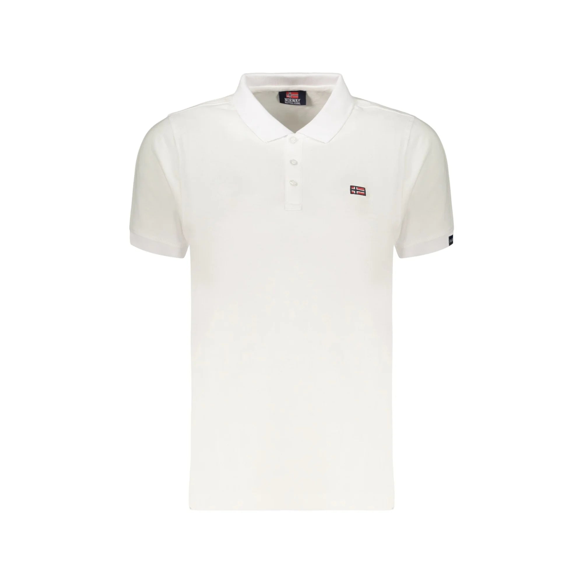 NORWAY 1963 POLO MANICHE CORTE DONNA BIANCO