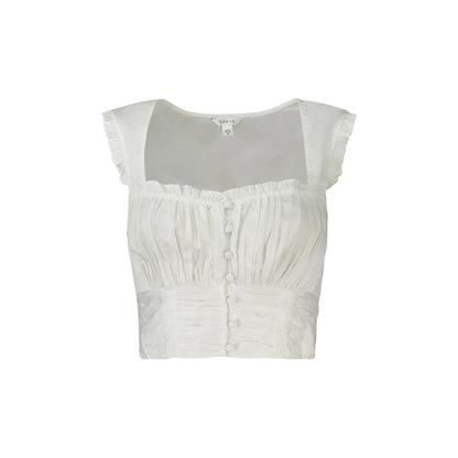 Guess Jeans Canotta Donna Bianca Logo Camicie Bianco - foto prodotto