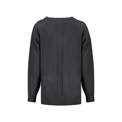 Guess Jeans Maglia Donna Nera Logo Maglie nero - vista 2