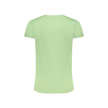 Gaudì T-Shirt Maniche Corte Uomo Verde Logo - vista 2