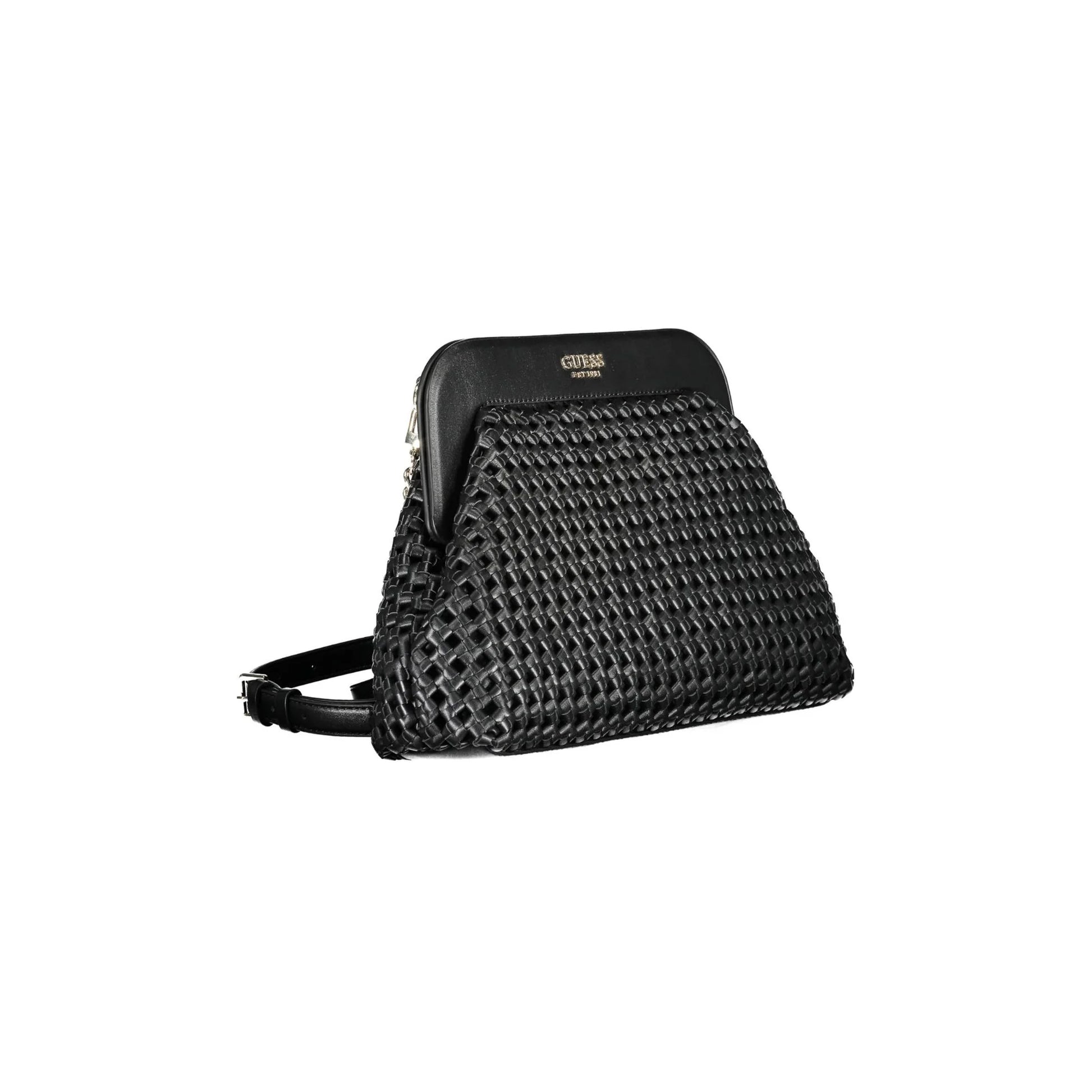 Guess Jeans Borsa a Tracolla Donna Nera Logo Borse nero - vista 2