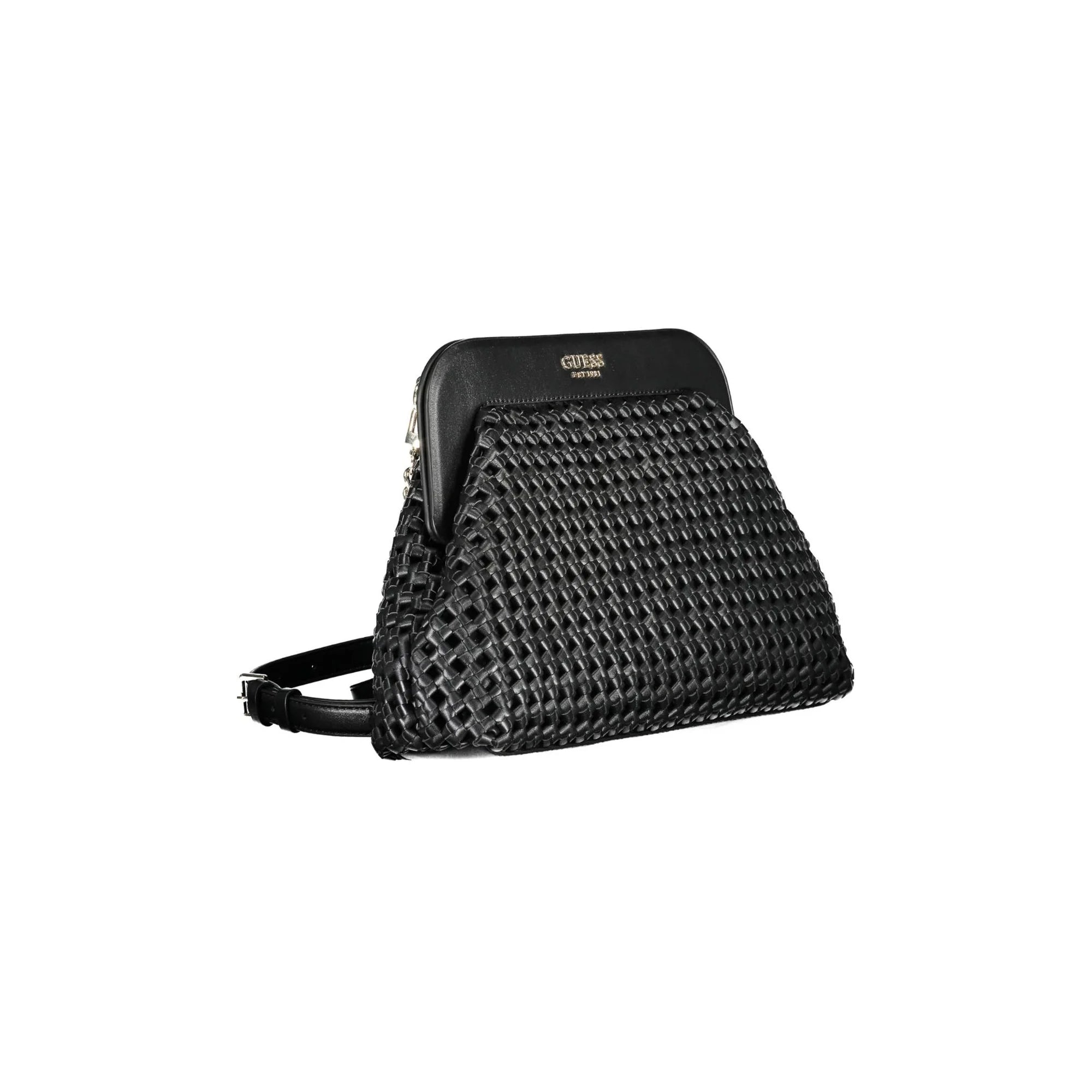 Guess Jeans Borsa a Tracolla Donna Nera Logo Borse nero - vista 2