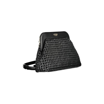 Guess Jeans Borsa a Tracolla Donna Nera Logo Borse nero - vista 2