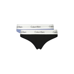 Calvin Klein Intimo Stringi Damskie Niebieski Z Logo