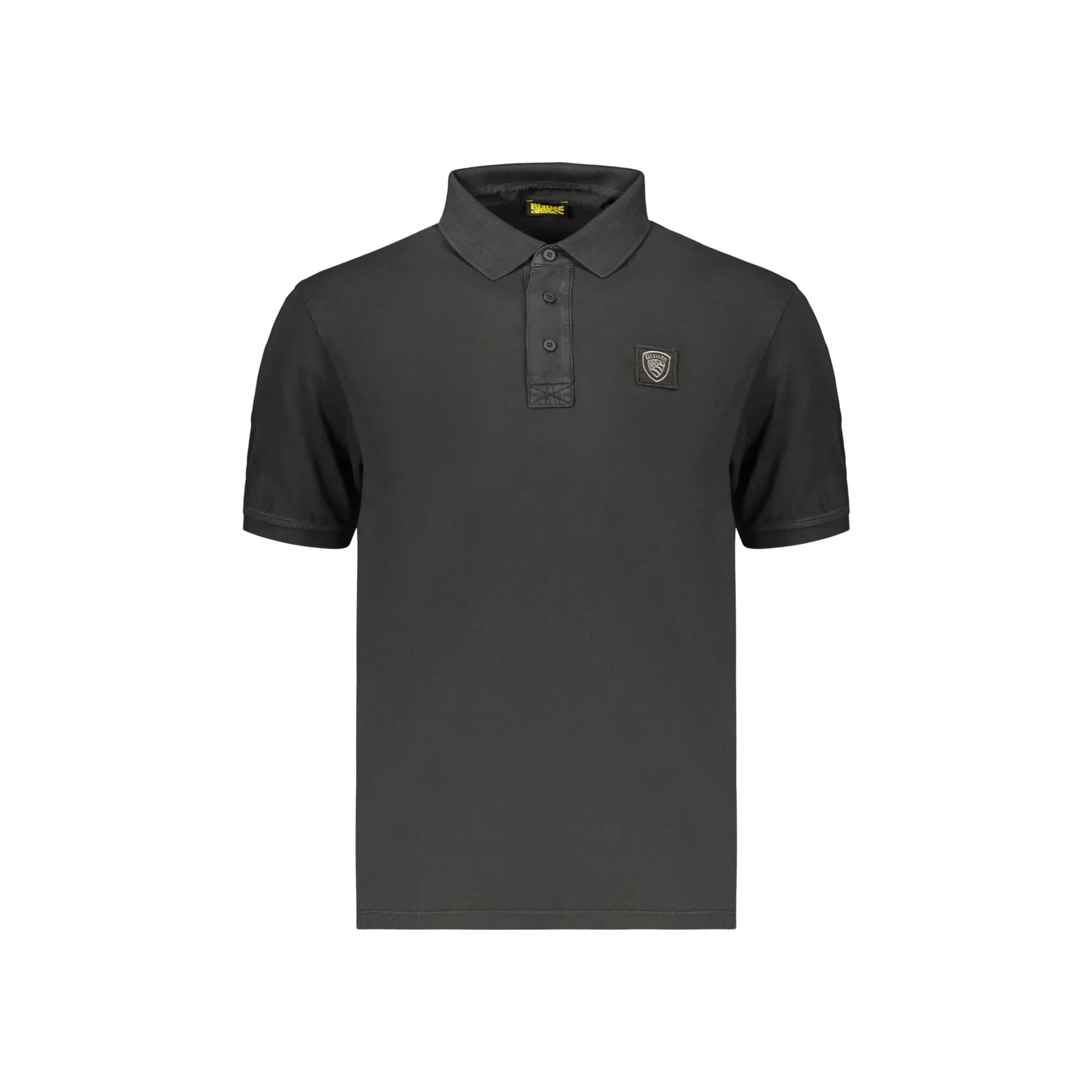 BLAUER APPAREL POLO MANICHE CORTE UOMO NERO