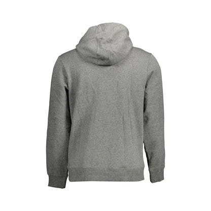 Guess Jeans Felpa Maniche Lunghe Uomo Grigia Stampa Logo Felpe grigio - vista 2