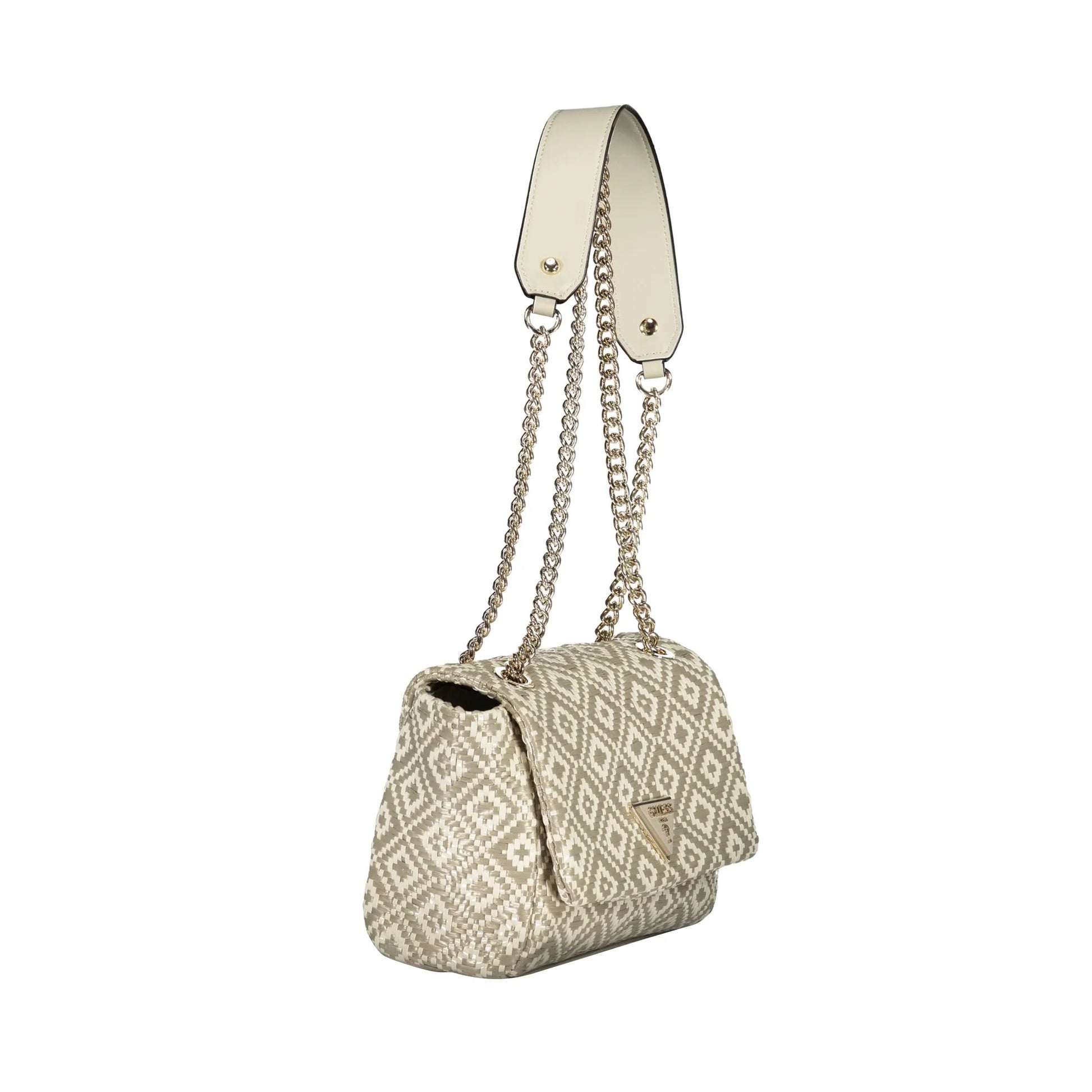 GUESS JEANS Borsa Donna a Tracolla Grigia Rianee con Catena e Clip Borse grigio - vista 3