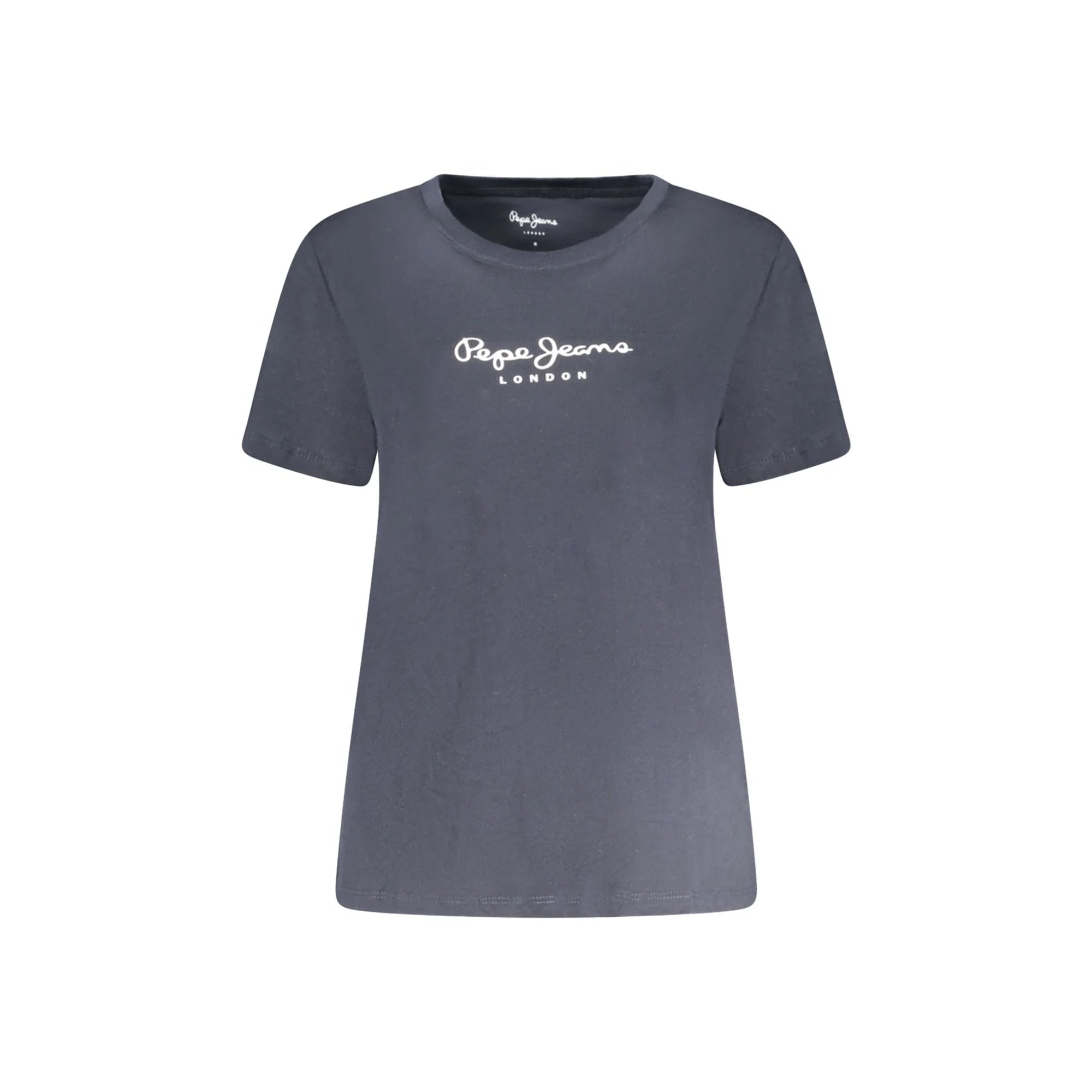 PEPE JEANS T-SHIRT MANICHE CORTE DONNA BLU