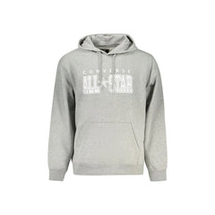 Converse Sweatshirt Manches Longues Homme Grise Imprimé Logo