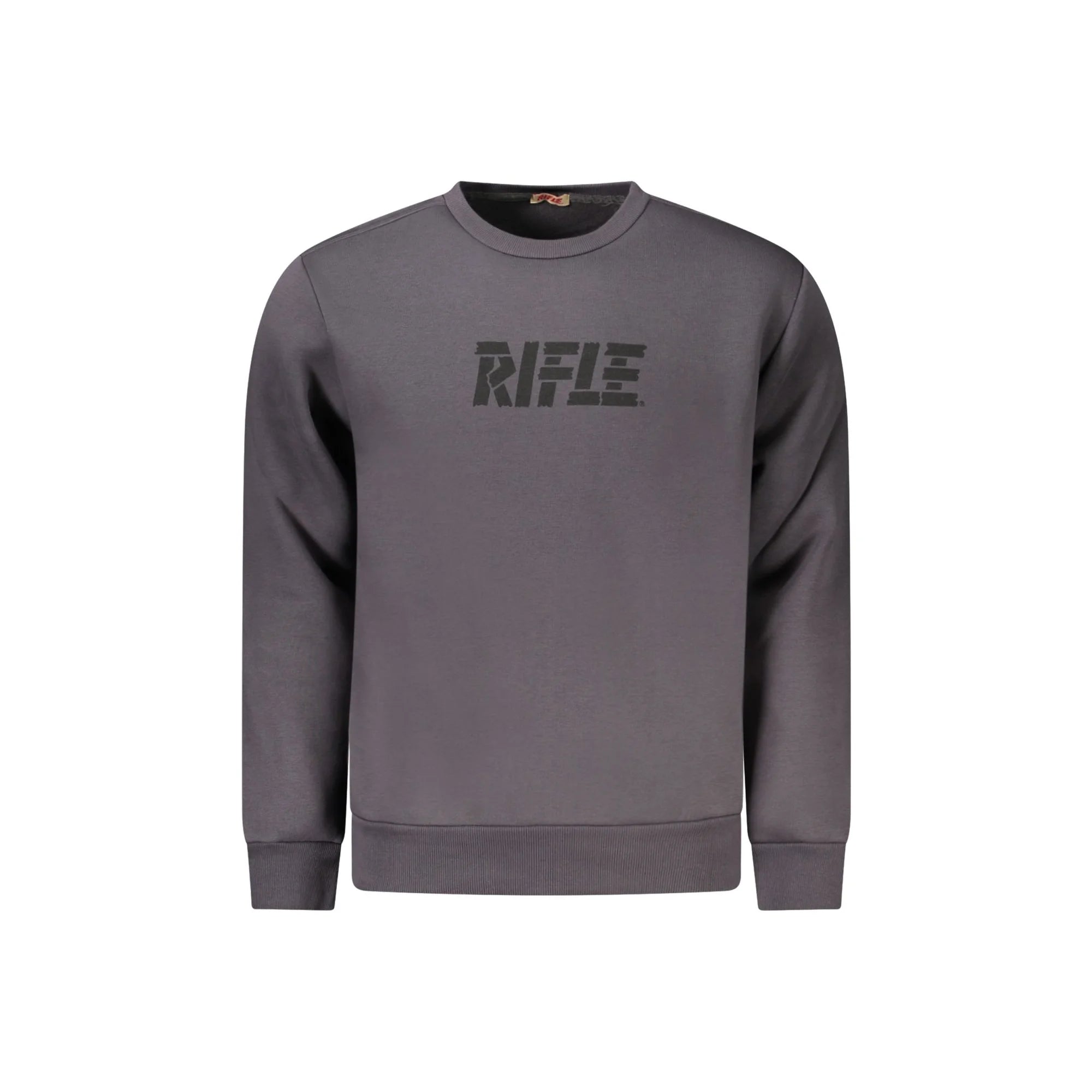 Rifle Felpa Maniche Lunghe Uomo Grigia Stampa Logo Felpe Grigio - foto prodotto