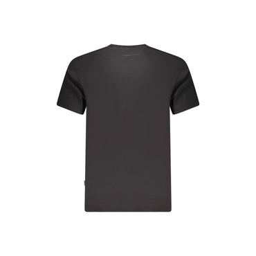 Pepe Jeans T-Shirt Maniche Corte Uomo Nera Stampa Logo nero - vista 2