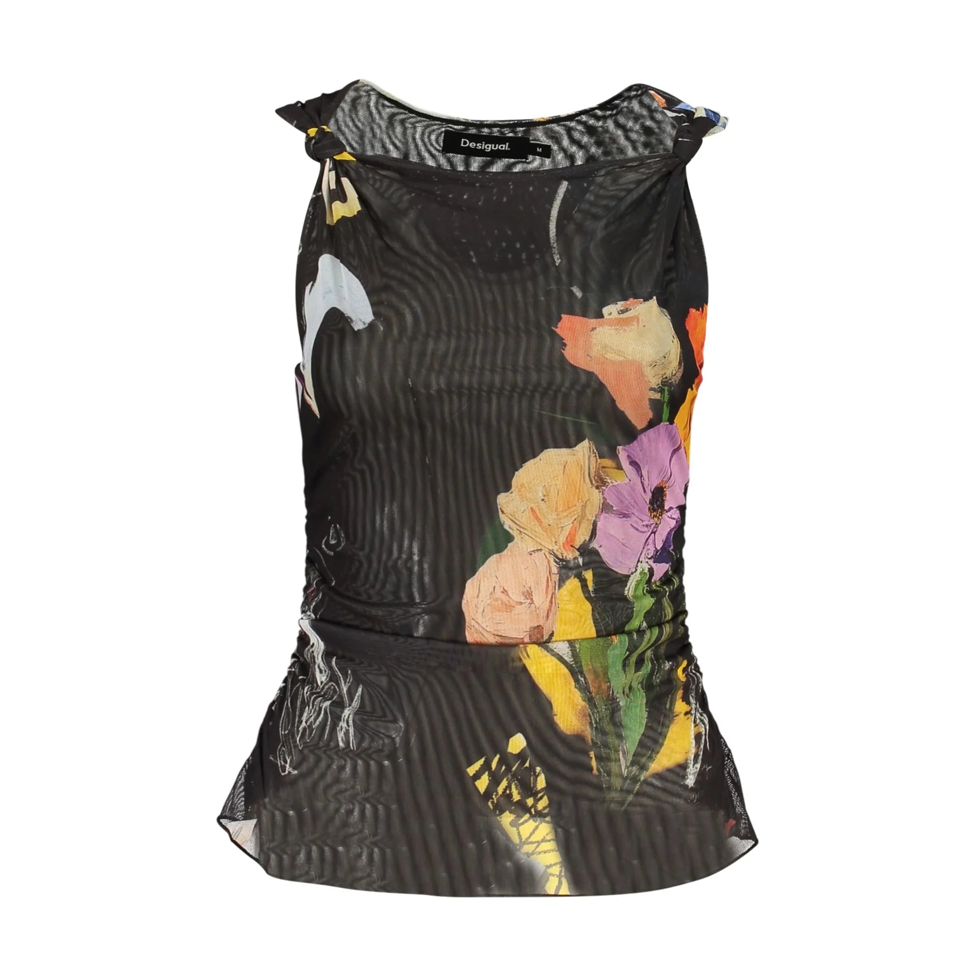 DESIGUAL CANOTTA DONNA NERO