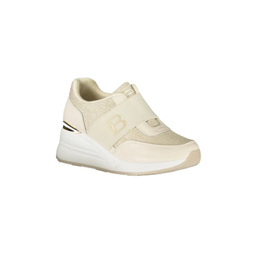 LAURA BIAGIOTTI Sneakers Donna Beige Elastiche con Plateau 6 cm - vista 2