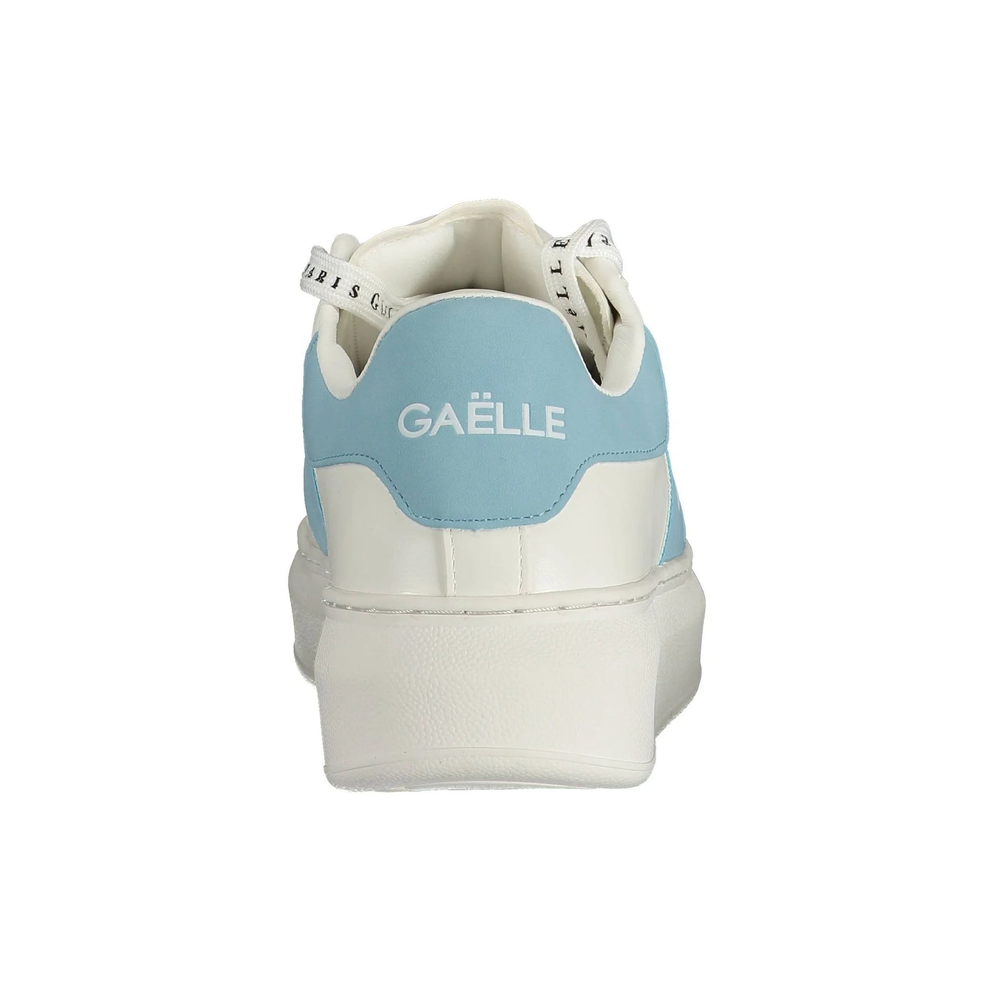GAELLE PARIS Scarpe Sneakers Donna Bianche con Rialzo e Dettagli a Contrasto bianco - vista 2