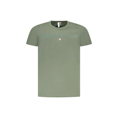 Accademia Militare T-Shirt Maniche Corte Uomo Verde Stampa
