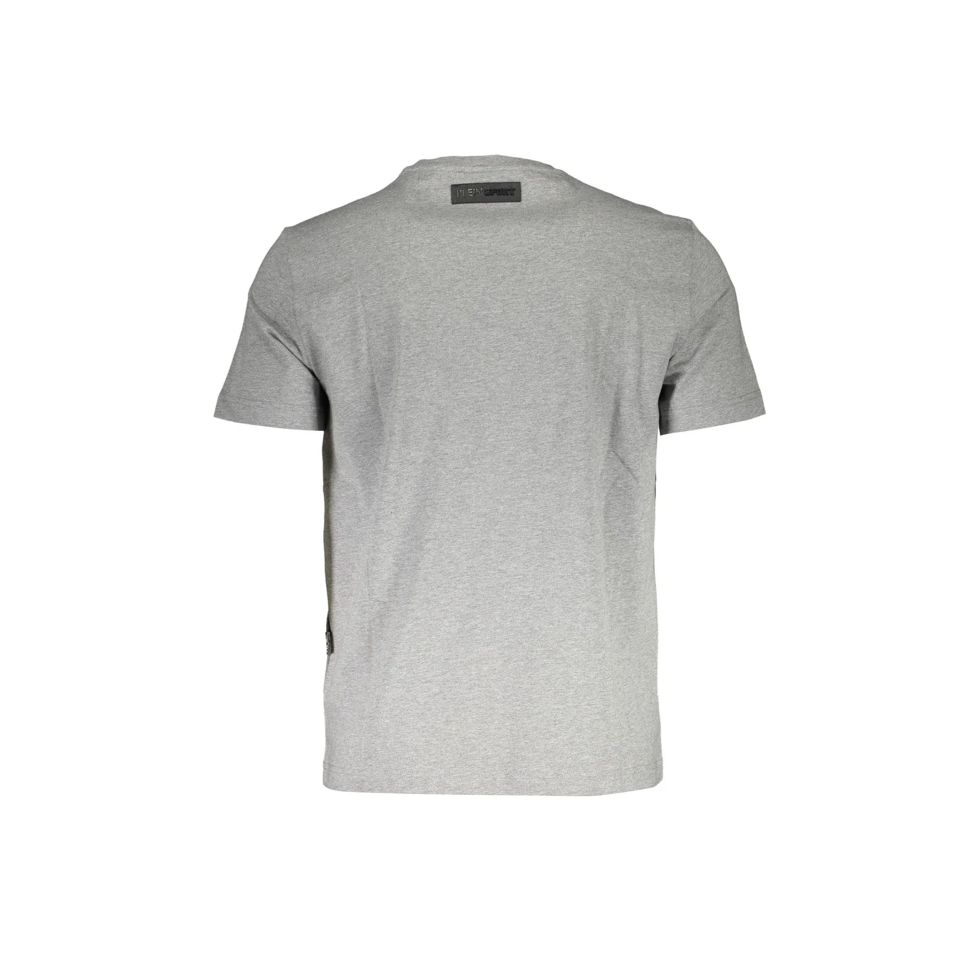 PLEIN SPORT T-SHIRT MANICHE CORTE UOMO GRIGIO