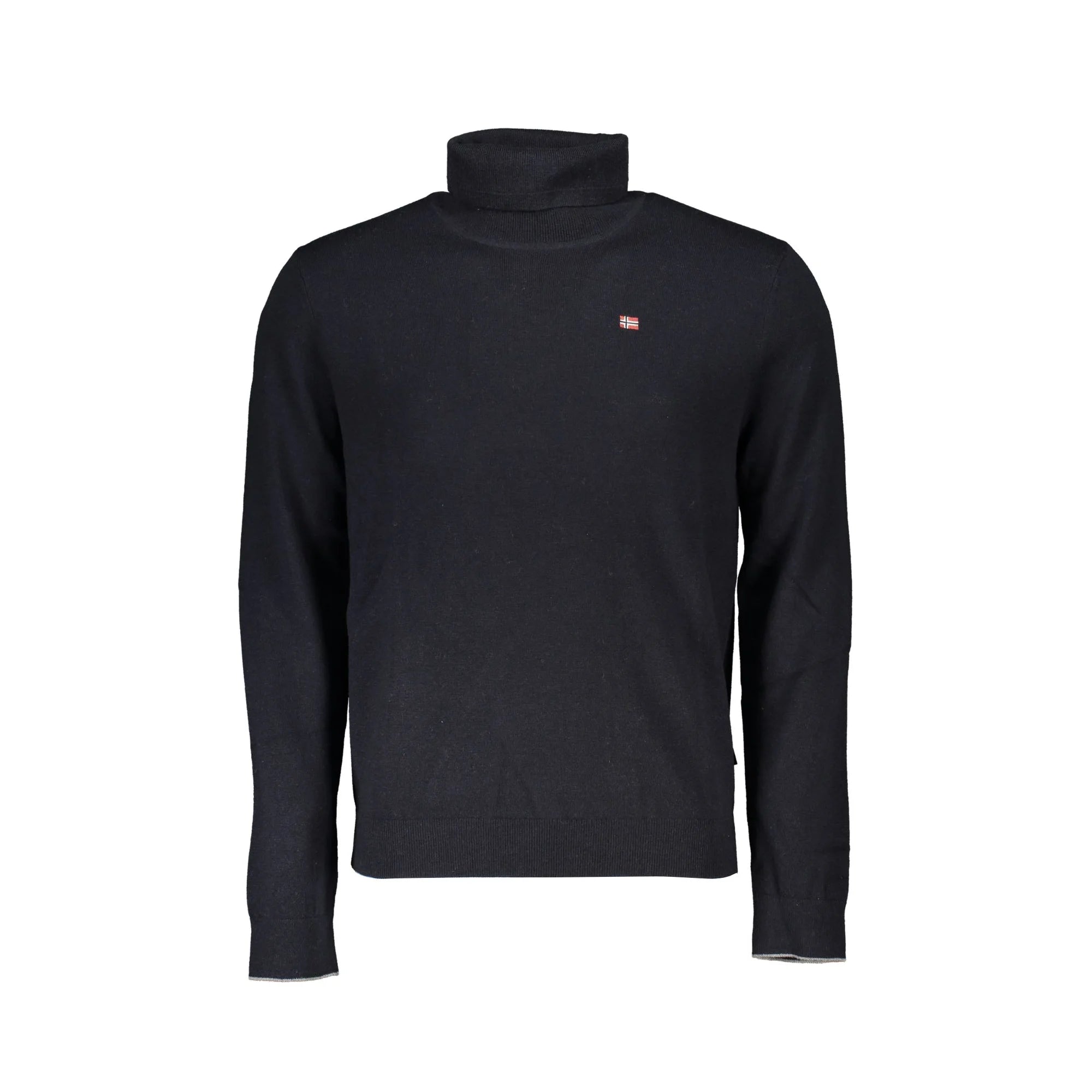 Napapijri Maglione Uomo Nero Ricamo Maglie - foto prodotto