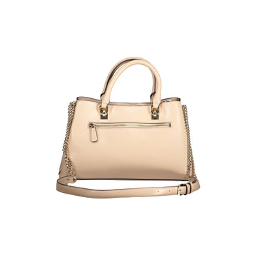 GUESS JEANS Borsa Donna Eliette Beige a Mano con Tracolla Removibile Borse - vista 2