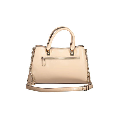 GUESS JEANS Borsa Donna Eliette Beige a Mano con Tracolla Removibile Borse - vista 2