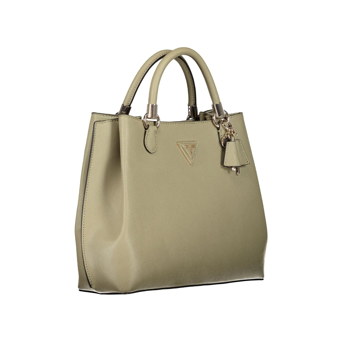 Guess Jeans Borsa Donna Verde Gizele con Tracolla e Doppi Manici Borse - vista 3