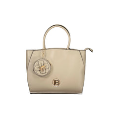 Laura Biagiotti Women's Crossbody Bag Beige Logo