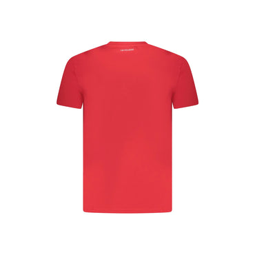 Trussardi T-Shirt Maniche Corte Uomo Rossa Stampa Logo rosso - vista 2