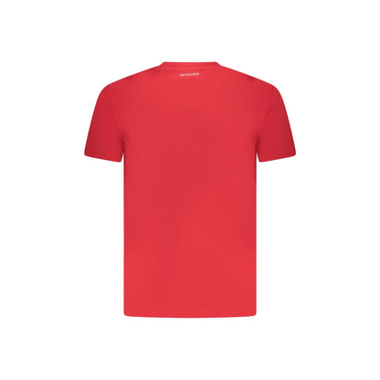 Trussardi T-Shirt Maniche Corte Uomo Rossa Stampa Logo rosso - vista 2