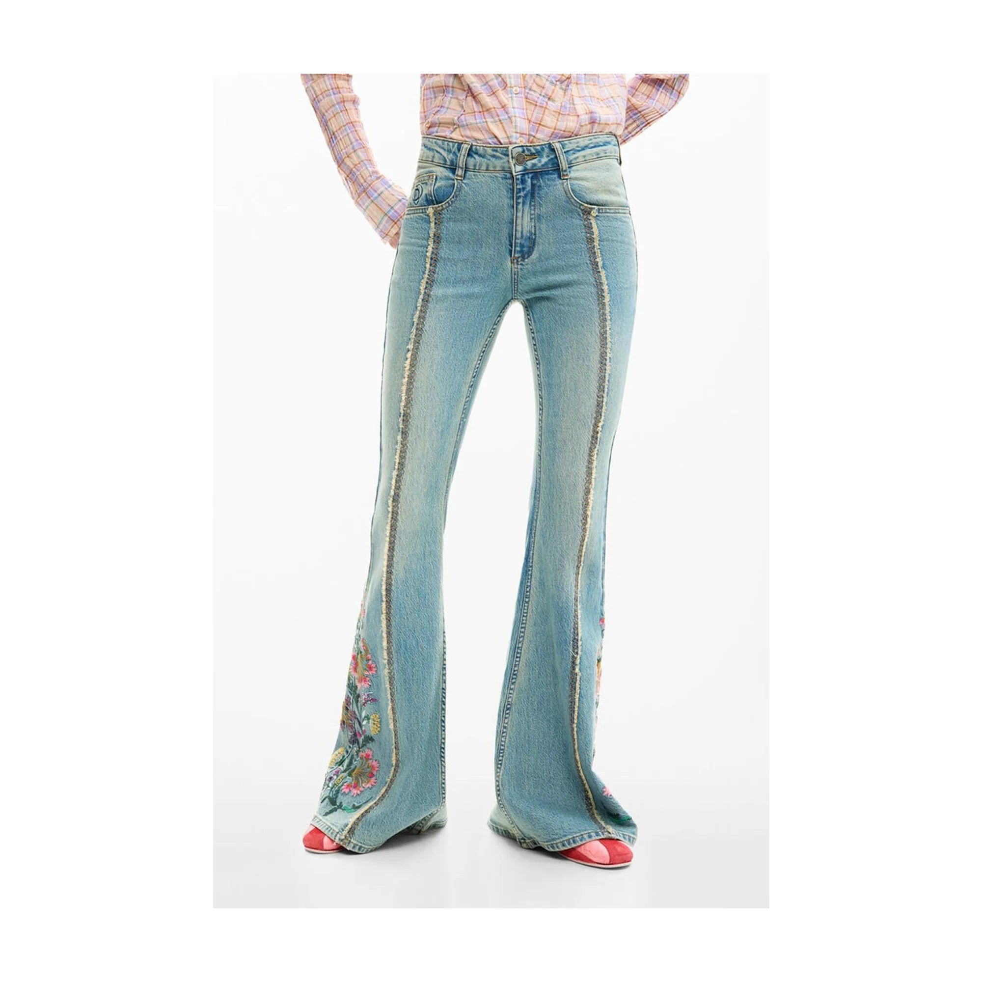 DESIGUAL JEANS DENIM DONNA AZZURRO